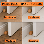 Topes de suelo Cerramatic pack 8 unidades madera de haya maciza