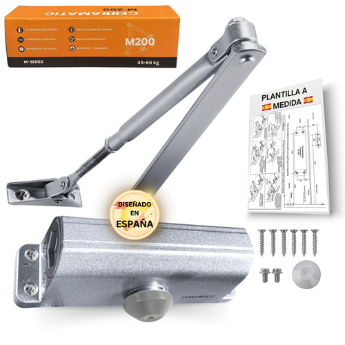 Cierrapuertas M-200 · para puertas de 40 a 65 kg