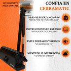 Detalle del brazo del cierrapuertas M-200 Cerramatic