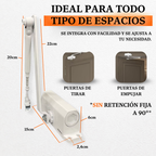 Detalle del brazo del cierrapuertas M-100 Cerramatic