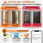 Cierrapuertas M-200 instalado en puerta de entrada