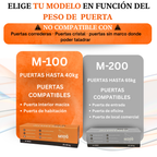 Cierrapuertas automático M-100 para puertas de 25 a 40 kg